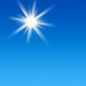 Today: Sunny, with a high near 84. North northwest wind 3 to 7 mph. 